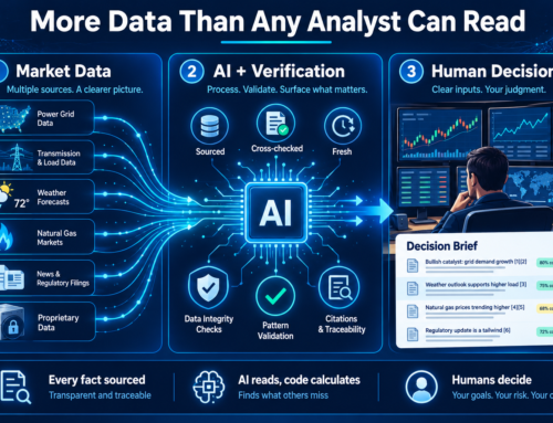 More Data Than Any Analyst Can Read: AI-Assisted Decision Support for Power Trading